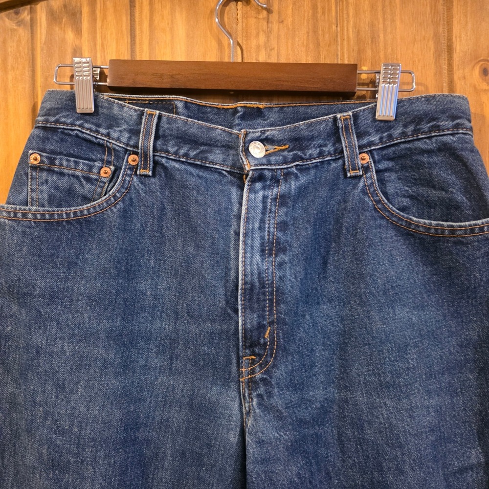 Levi's 550 Jeans Women 12 Medium Blue Excellent Relaxed Fit Tapered High Rise - Picture 3 of 9